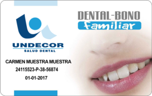 Tarjeta Undecor Salud Dental